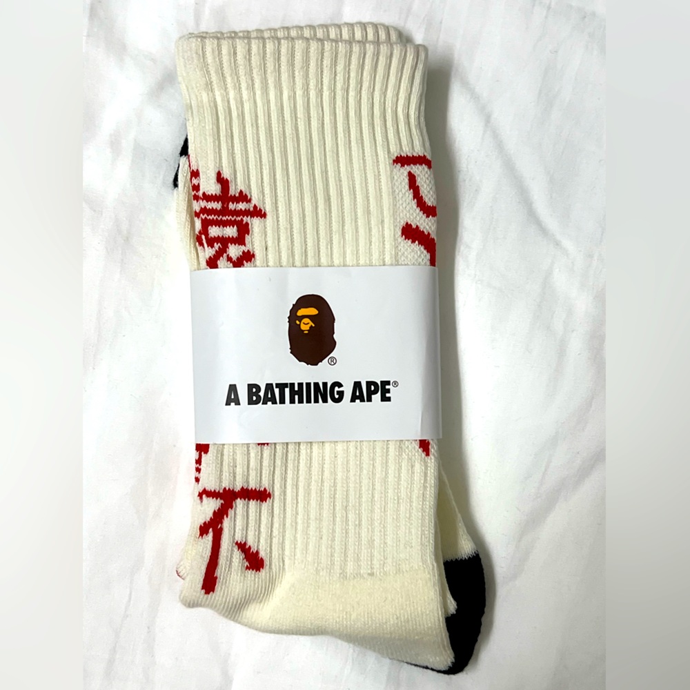 Bathing Ape Socks Overseas Limited Edition
